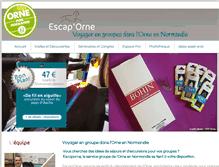 Tablet Screenshot of escaporne.fr
